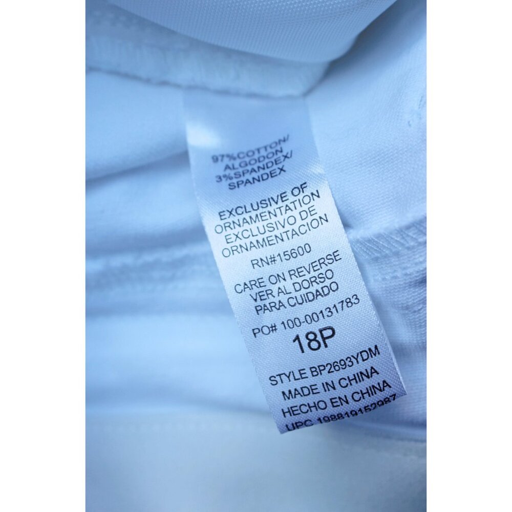 New w/Tags - Democracy Ab-Solution Hi Rise Straight Jeans, Optic White, 18P Plus - Picture 13 of 14